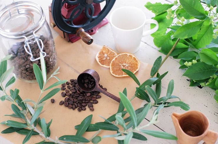 ハーブとコーヒー